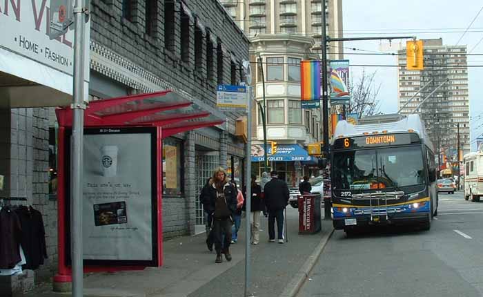 Coast Mountain Bus New Flyer E40LF trolley 2172